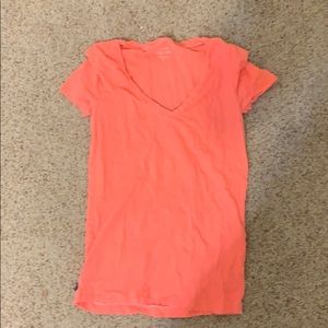 J Crew Neon V-Neck